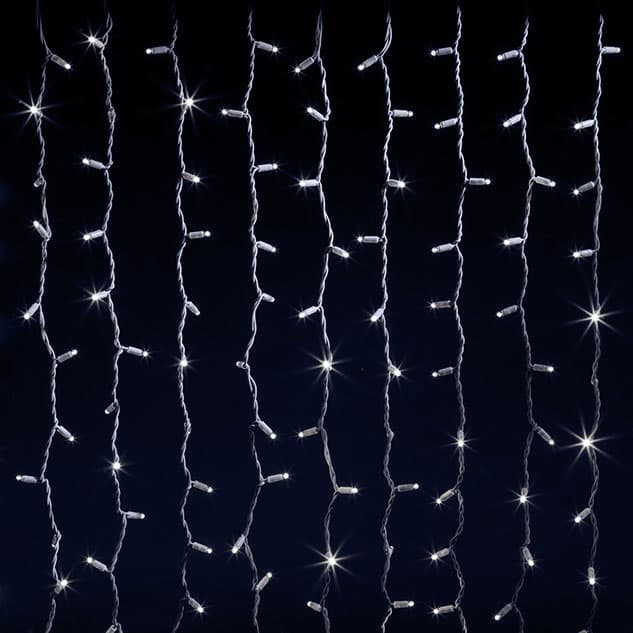 Novogodišnje Lampice Zavesa 100 x 100 cm