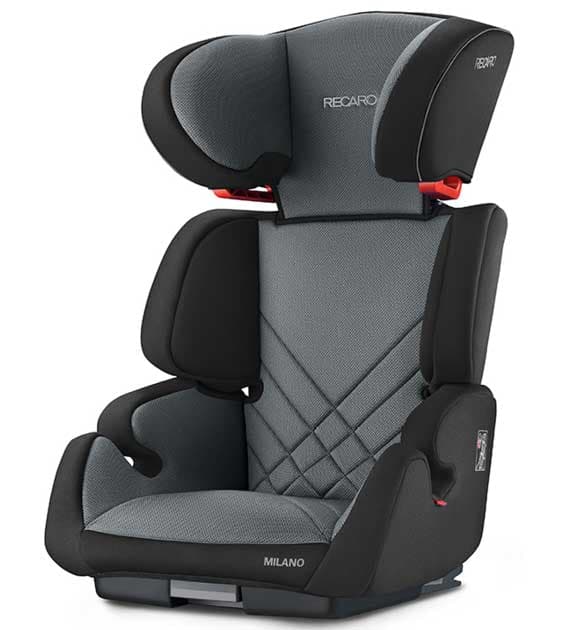 Autosedište za decu Recaro Milano Seatfix Carbon Black 15-36kg