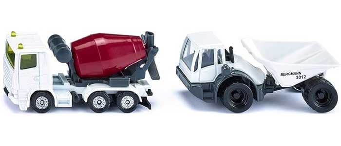 SIKU Igračke Građevinski kamioni Mešalica i kiper 1692