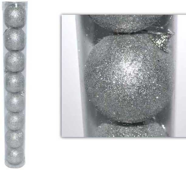 Ukrasi za novogodišnju jelku Kugle 8 komada JE000706