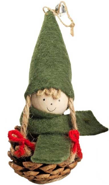 Ukras za novogodišnju jelku Vilenjak zeleni