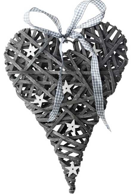 Novogodišnja dekoracija Srce 28cm