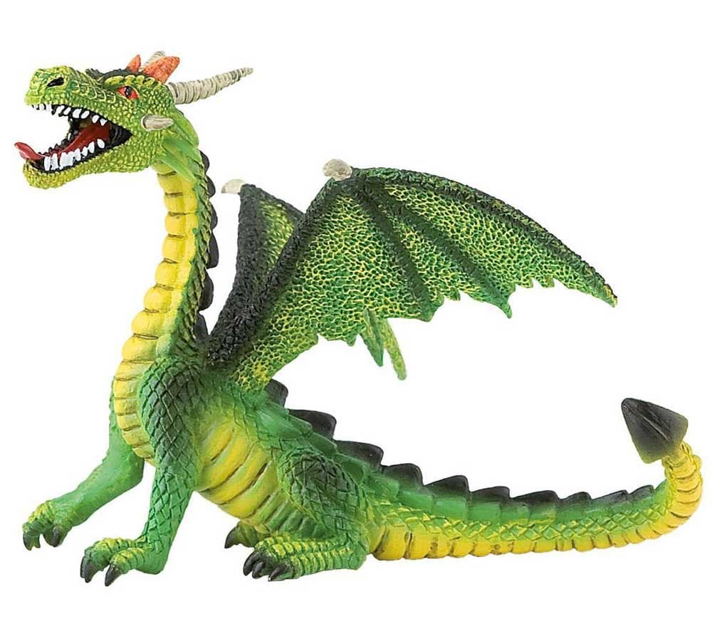 Bullyland Svet fantazije - Figurica Zeleni zmaj 75593 d