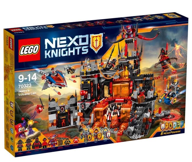 LEGO Nexo Knights kocke Vulkanska jazbina LE70323