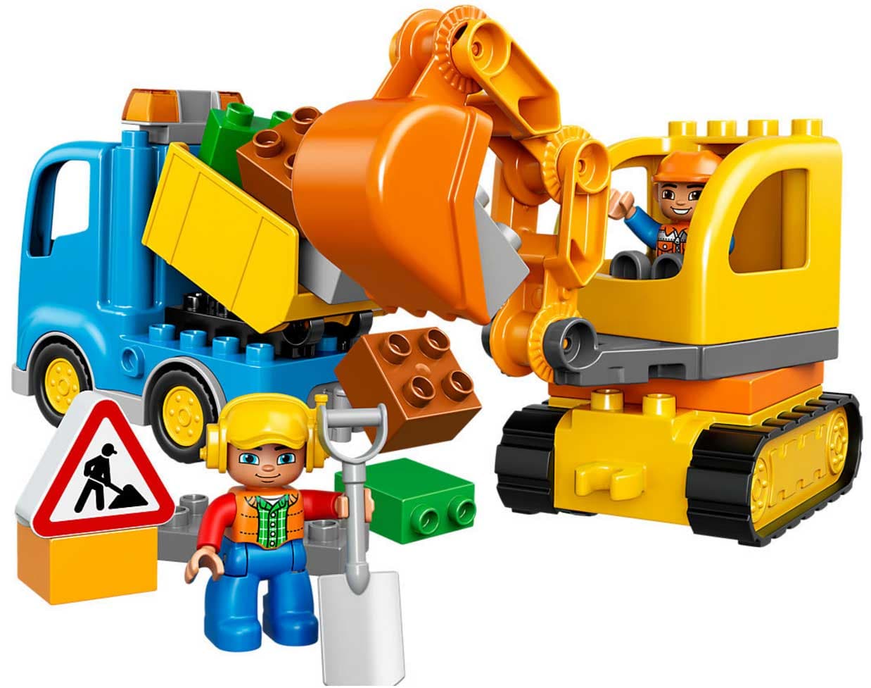 LEGO® DUPLO® Kockice Kamion i bager guseničar LE10812