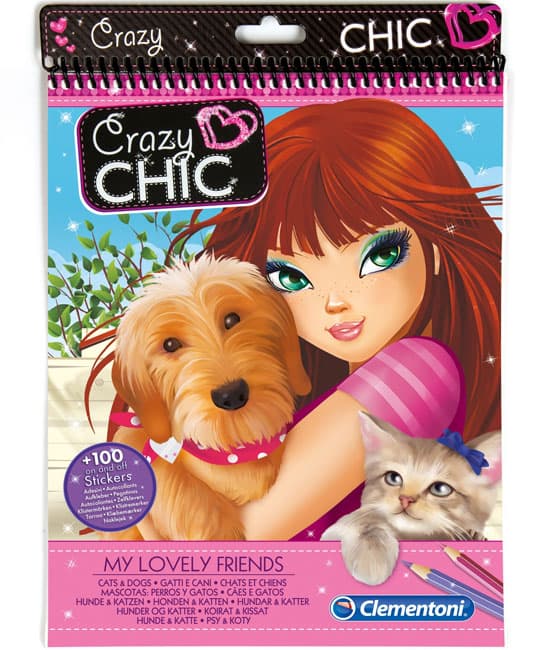 Clementoni Crazy Chic Kreativni blok Životinje CL15763