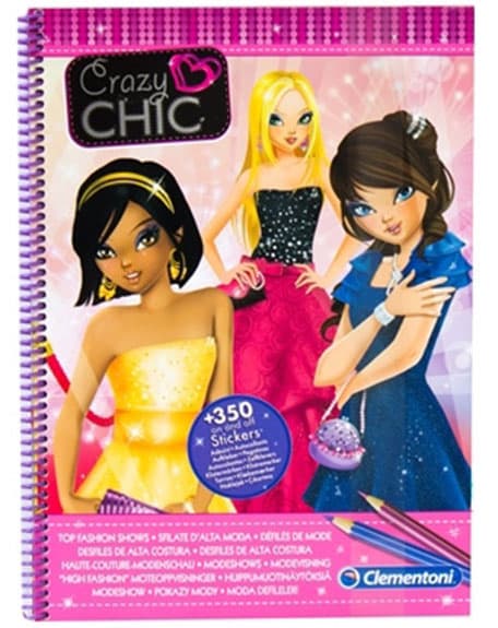 Clementoni Crazy Chic Kreativni blok sa stikerima Alta Moda CL15987
