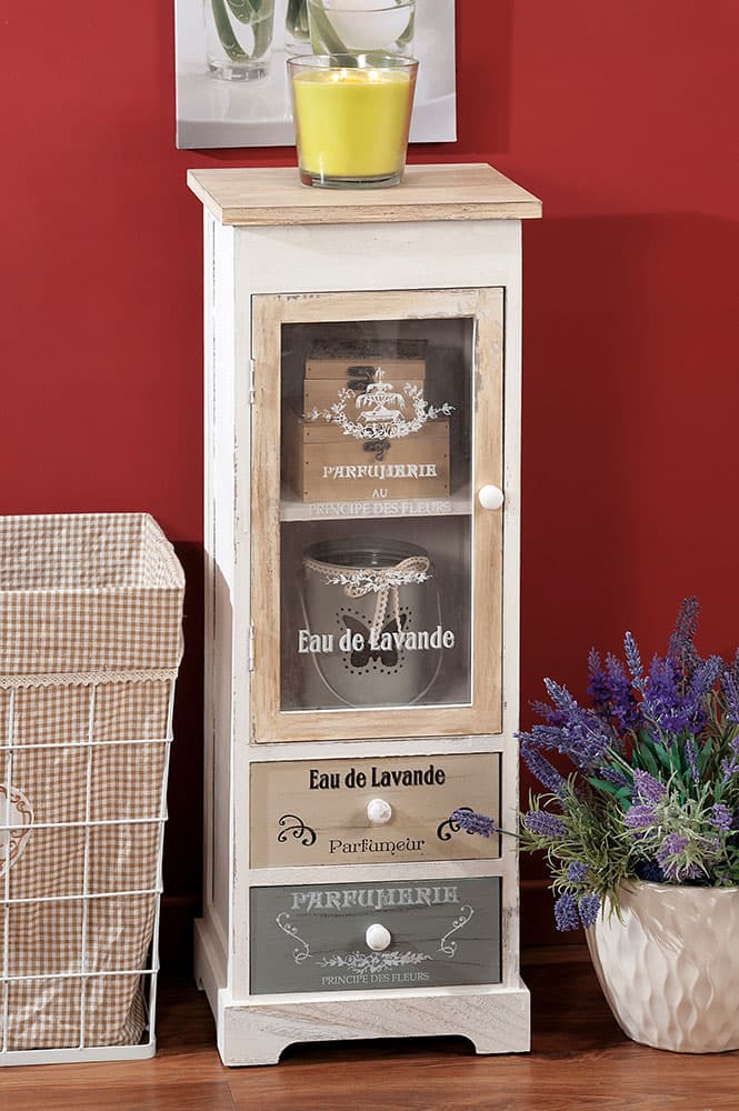 Shabby Chic Vitrina Jolly Casa 32 x 29 x 87 cm