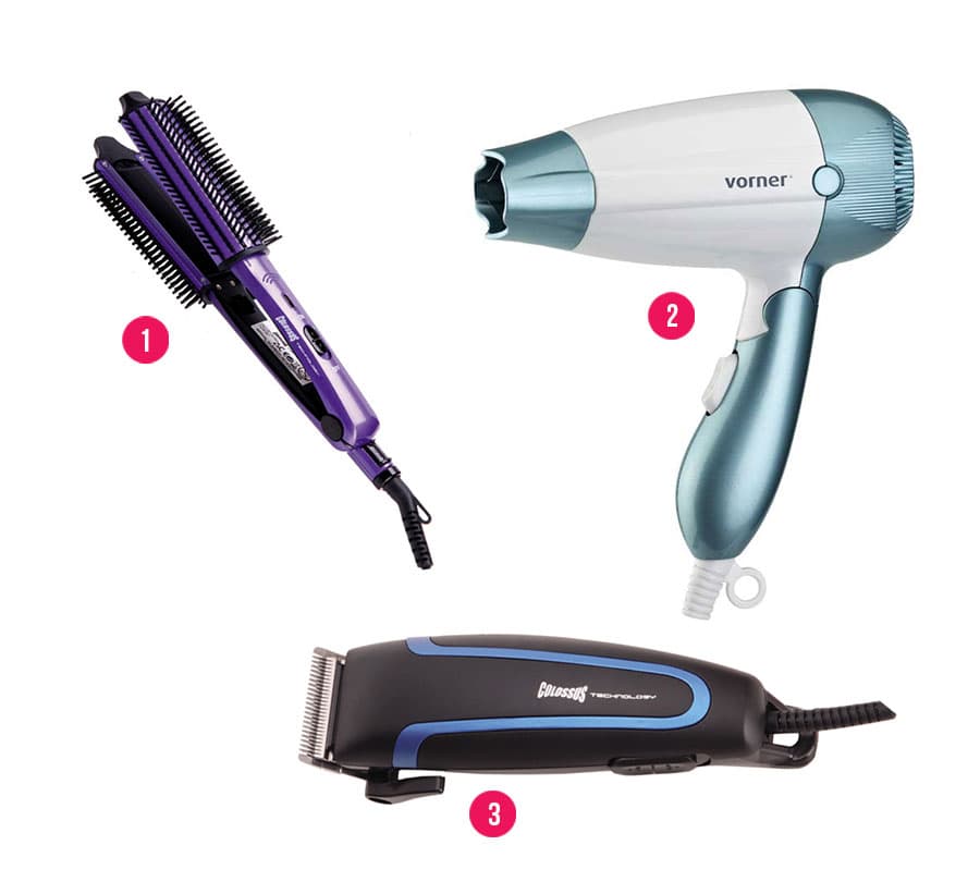 Komplet za negu - Fen Pegla za kosu i Aparat za šišanje