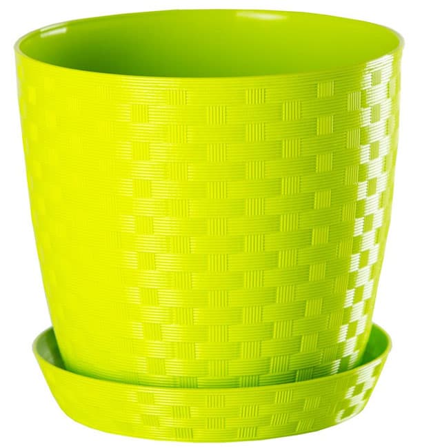 Saksija Stars ratan 25 svetlo zelena