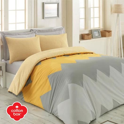 Posteljina Cotton Box Chevron Singl