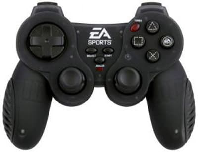 PS2 Wireless Analog Controller crni - EA Sports Edition