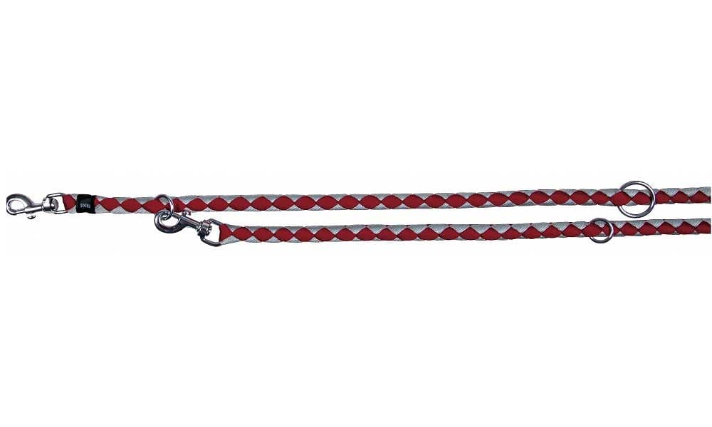 Trixie Cavo Podesivi povodac za pse S-M red/silver 14353