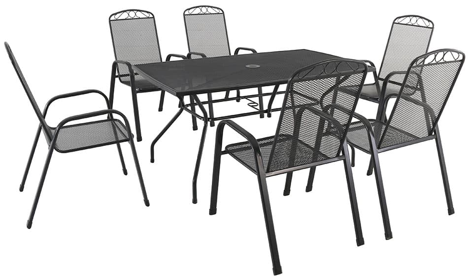 Baštenska Garnitura Vieste - 6 Stolica i Sto