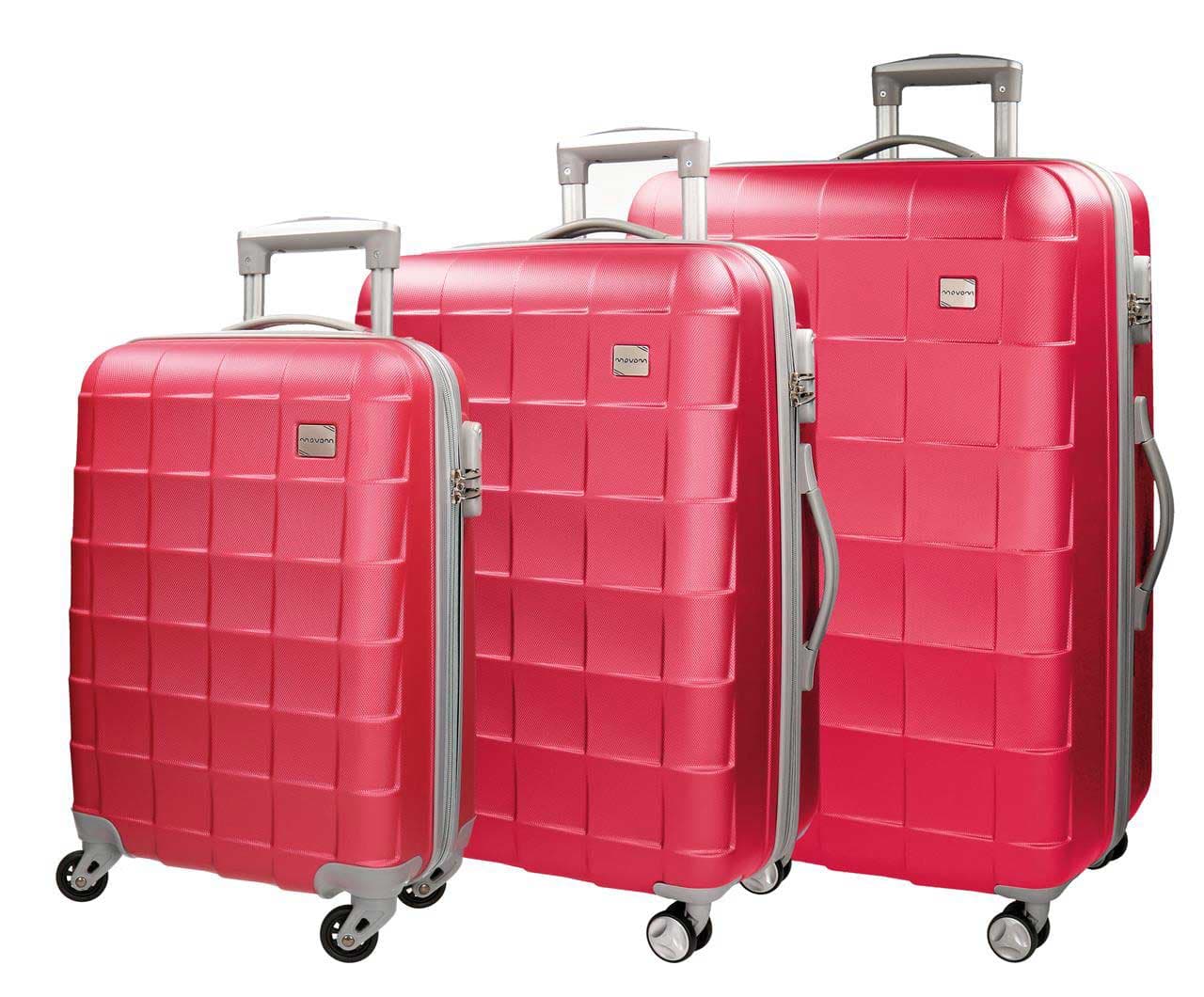 ABS Koferi 55cm 65cm 75cm Movom Ajedrez pink 53.894.54