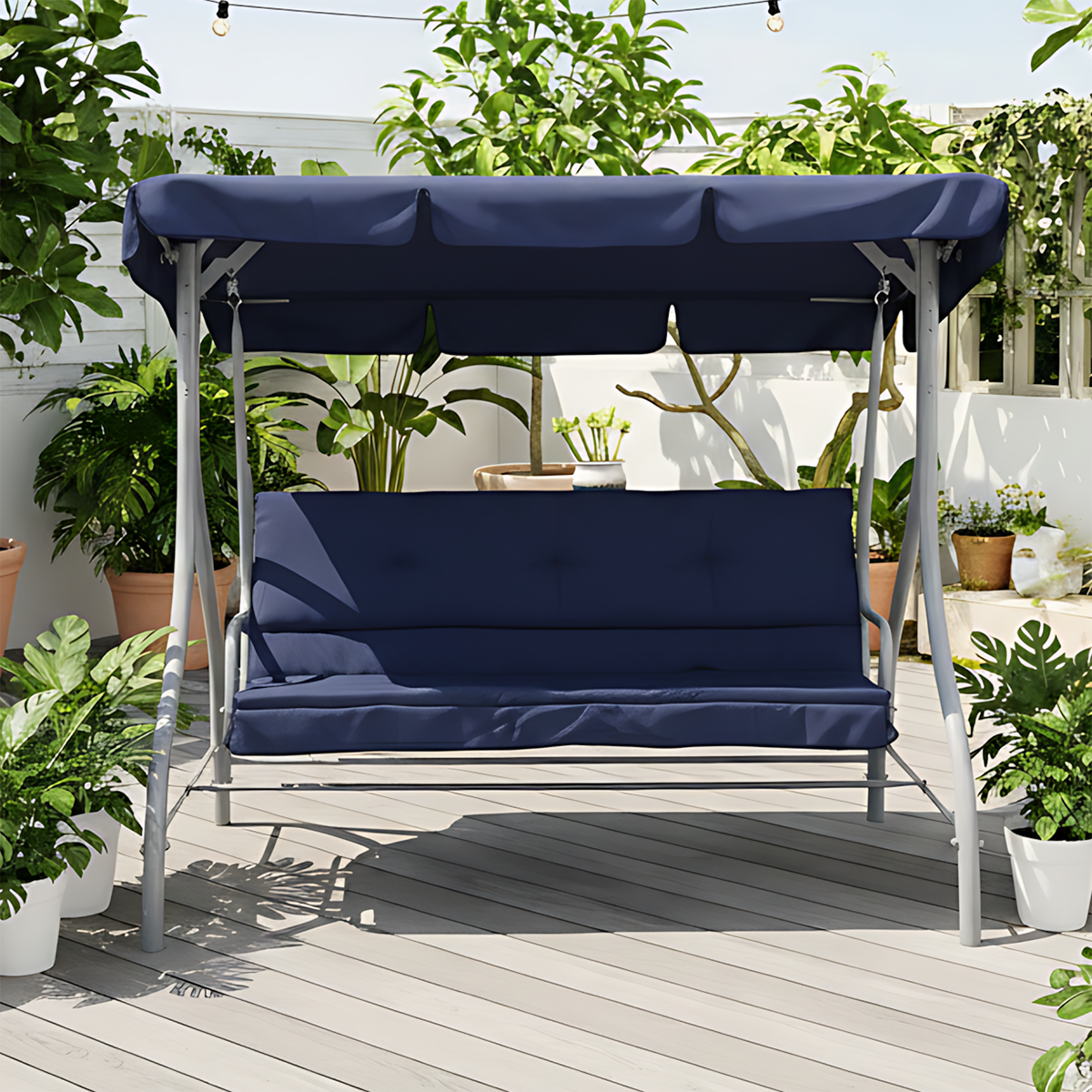 Baštenska Ljuljaška Trosed Elmex - DarkBlue