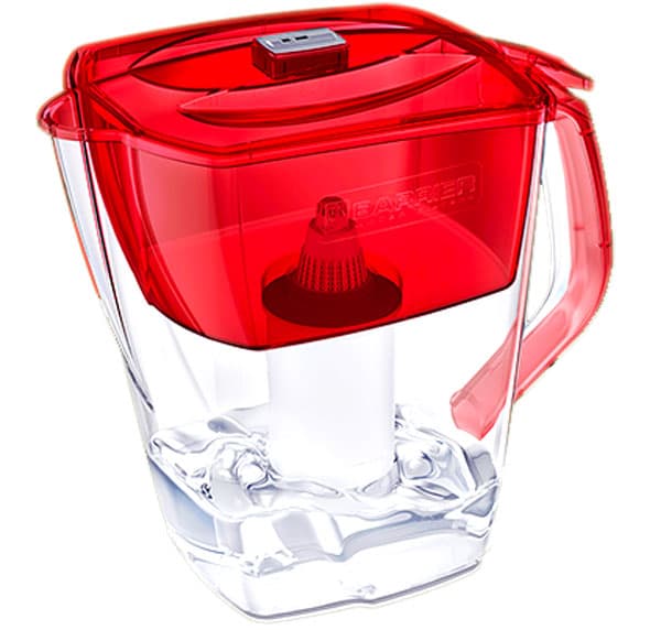 Bokal sa filterom za prečišćavanje vode Grand Neo crvena