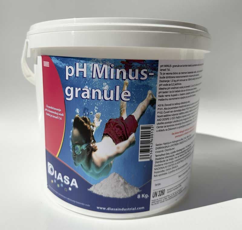 Ph minus u granulama Sredstvo za smanjivanje pH vrednosti vode u bazenima 020084 8kg