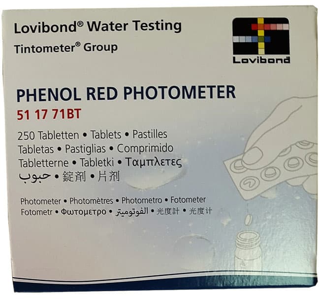 Tester tablete za testiranje pH vrednosti vode u bazenima 020140