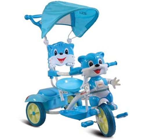 Dečiji tricikl Guralica sa tendom Lija plava 290084