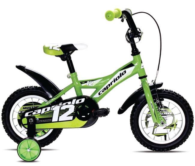 Dečiji bicikl Capriolo Mustang 12 zeleno 917106-12