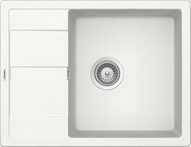 Granitna sudopera Ronda D-100L bela