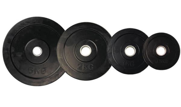 Gumirani čelični teg 1kg 30mm 291450