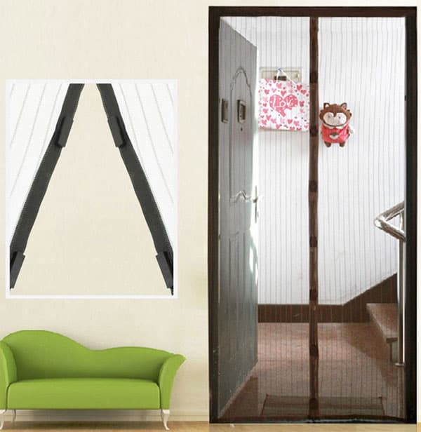 Zavesa protiv insekata sa magnetima 105 crna 96x208cm