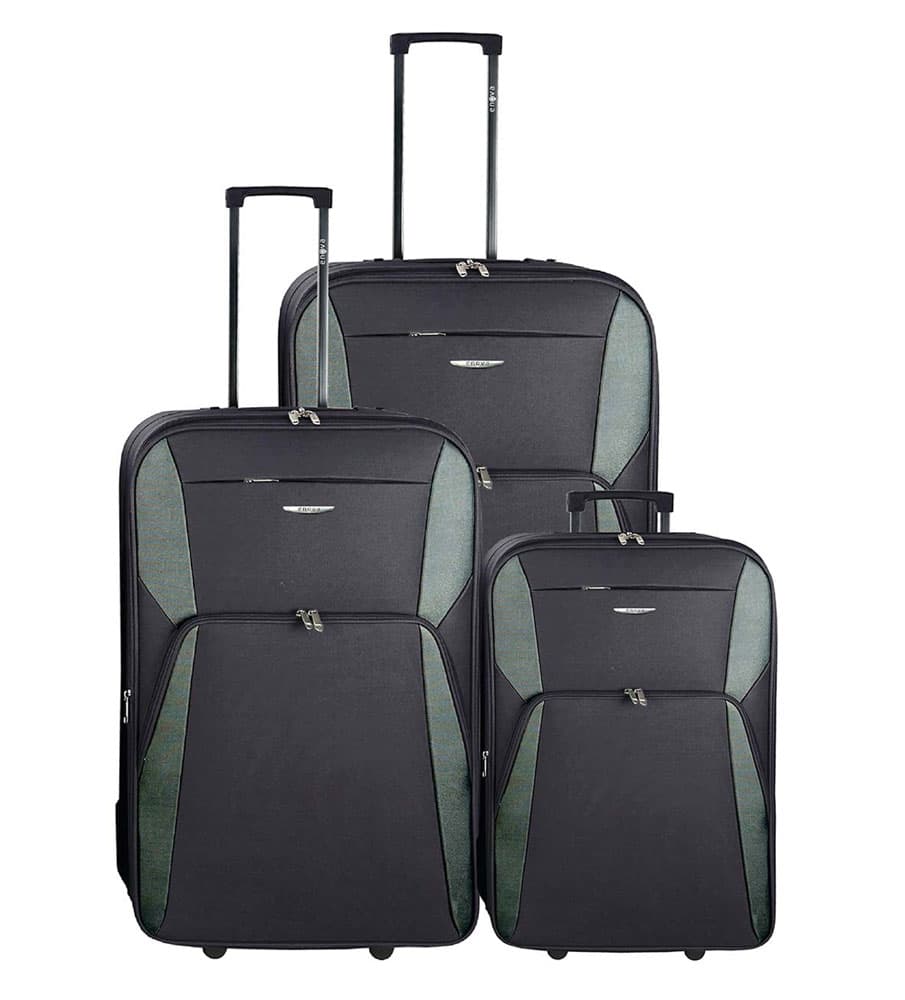 Koferi za putovanja 55/65/75cm Enova Madrid Black 501.140.80