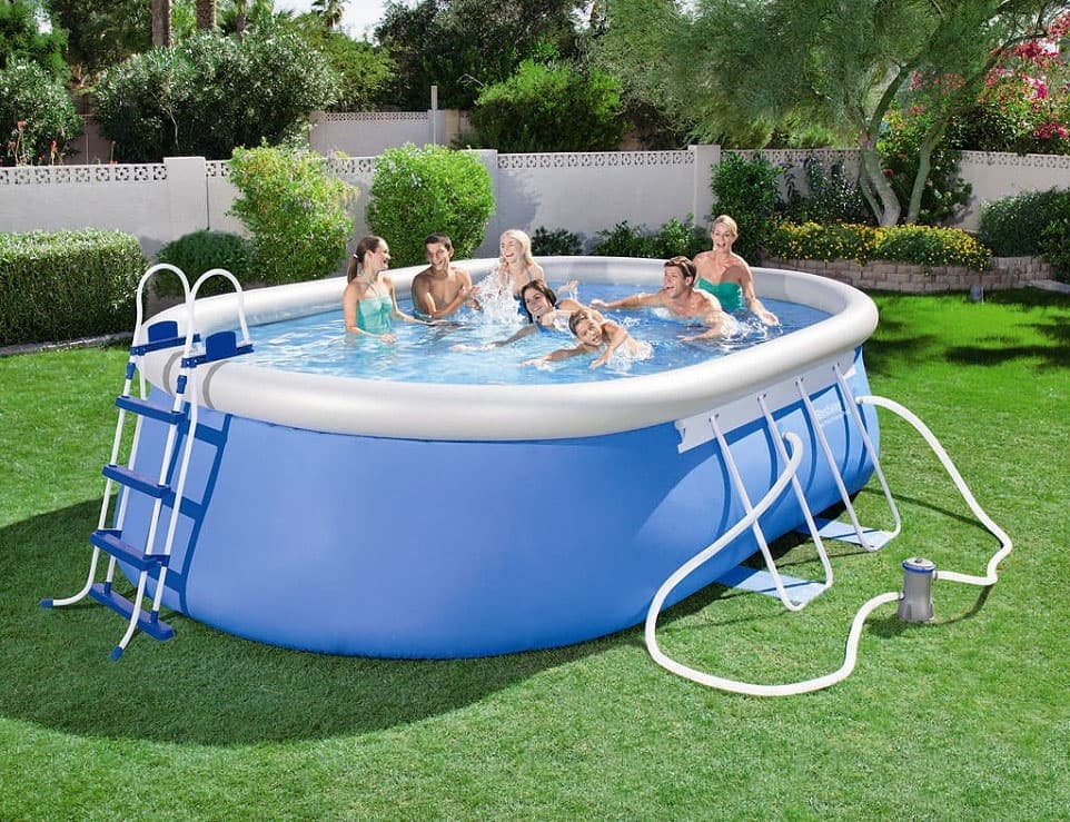 BestWay 56447 - Ovalni Bazen sa Kompletnom Opremom 488 x 305 x 107 cm