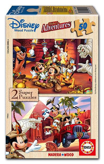 Drveni Puzzle Mikijeve Avanture ED13284