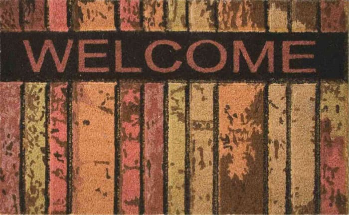 Ekol otirač Wood-Stone Welcome 45x75