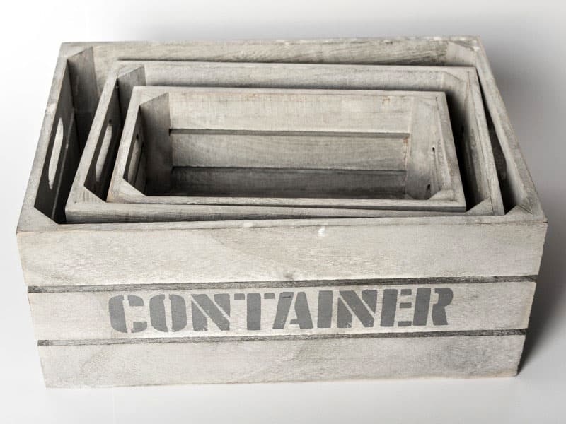 Drvene Gajbice Za Odlaganje - Kutije Od Drveta - 3 Komada