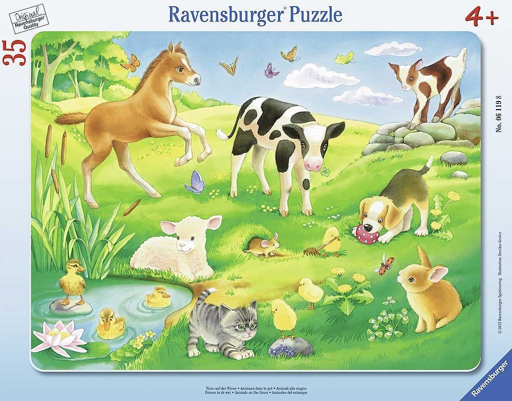 Ravensburger puzzle 35 delova - Zivotinje na livadi 06119