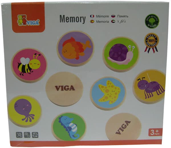 Edukativna Igračka Drveni Memory 