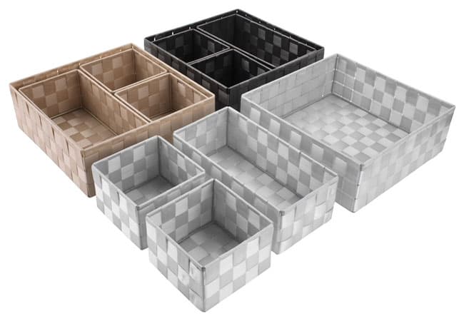 Set četiri korpe sive boje