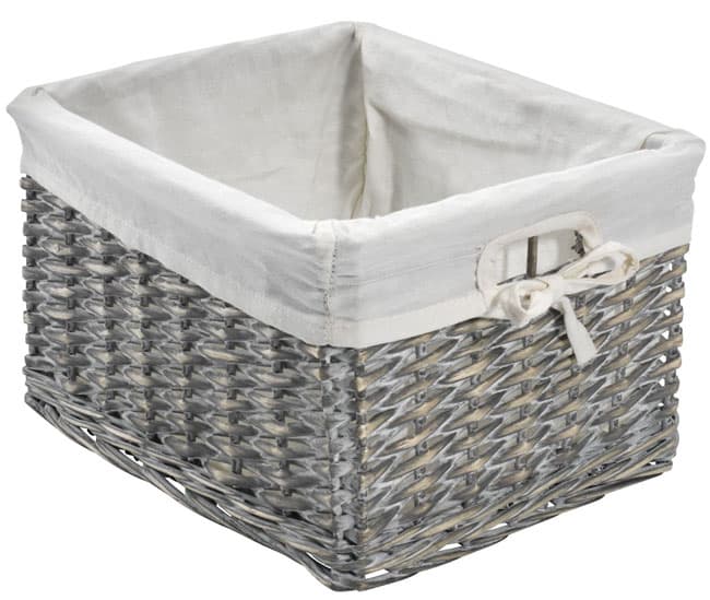 Korpa od vrbovog pruća Siva