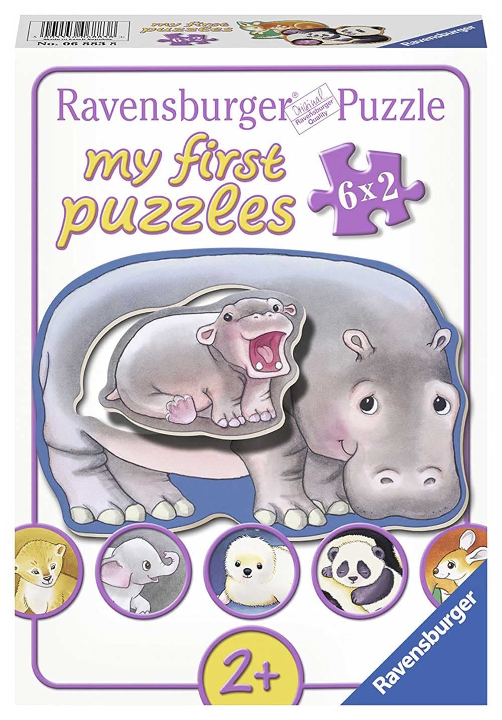 Ravensburger puzzle 12 delova - Moje prve puzzle, 6 u 1 06883