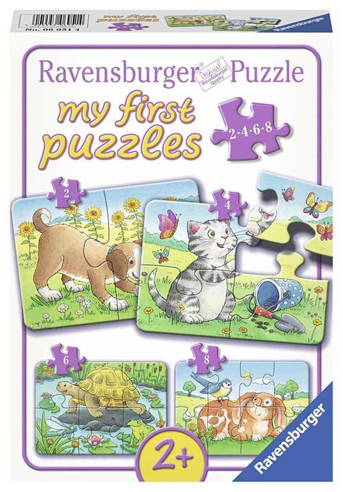 Ravensburger puzzle 20 delova  -  4 u 1, ljubimci 06951