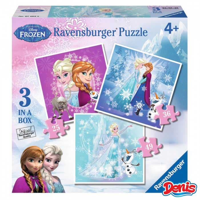 Ravensburger puzzle 110 delova  - Frozen, 3 u 1  07003