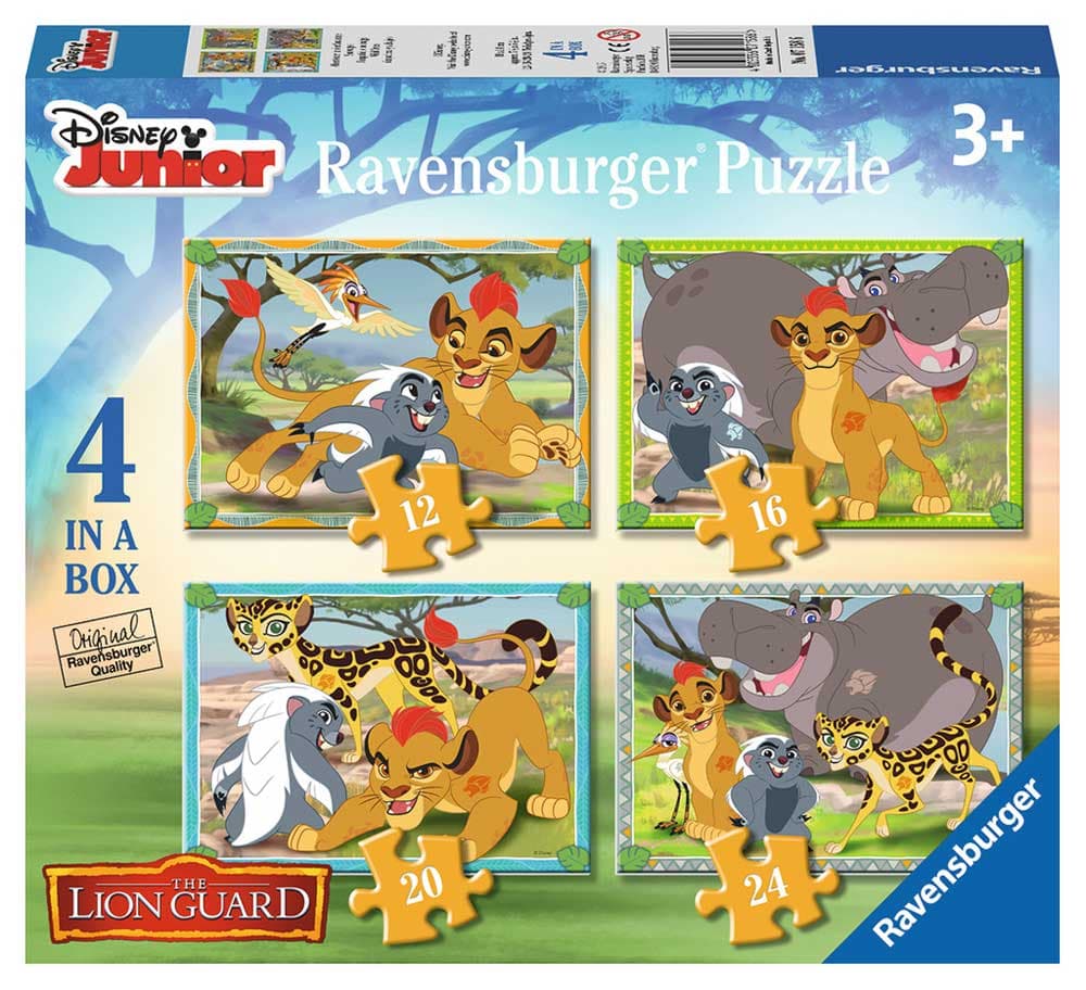 Ravensburger puzzle 72 dela -  4u1 Lion King, 07158