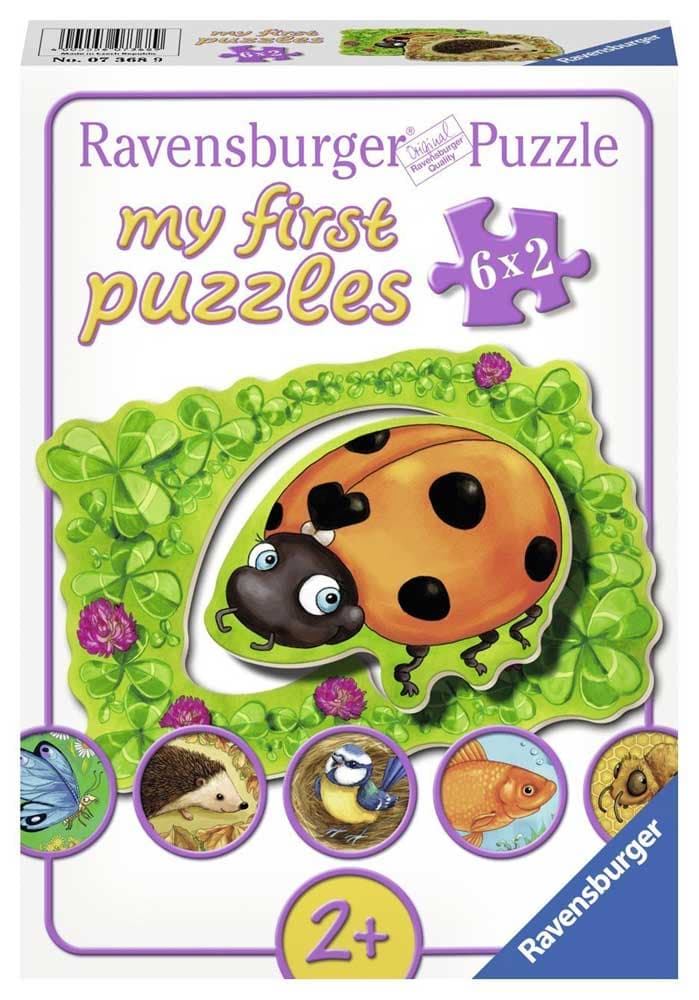 Ravensburger puzzle 12 delova - 6 u 1, gde zive 07368