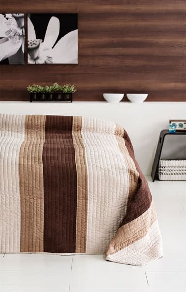 Prekrivač Klara 220x220cm braon