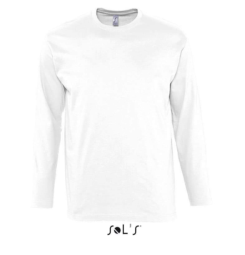 Sols Monarch Muška majica dug rukav White veličina S 11420
