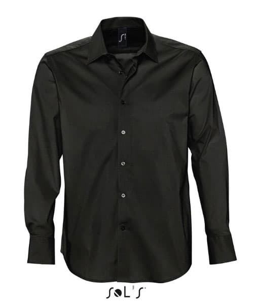 Sols Muška košulja Brighton Black veličina XXL 17000