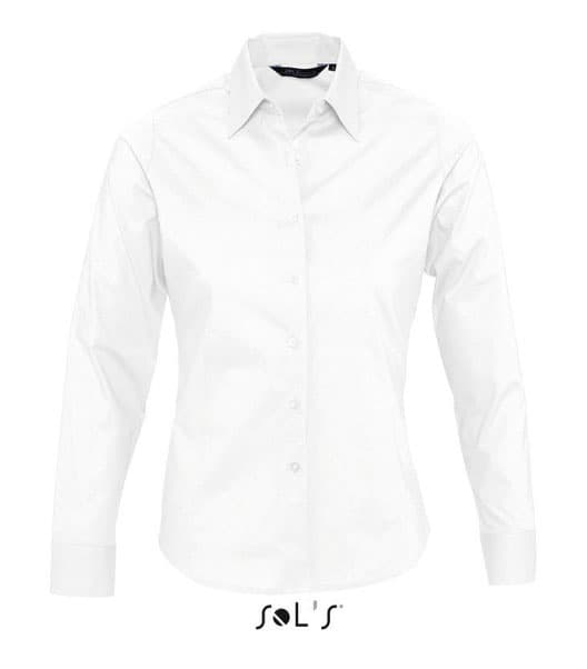 Sols Eden White Ženska košulja dug rukav veličina S 17015