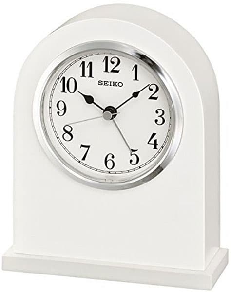 Drveni analogni stoni sat Budilnik Seiko QXE049W