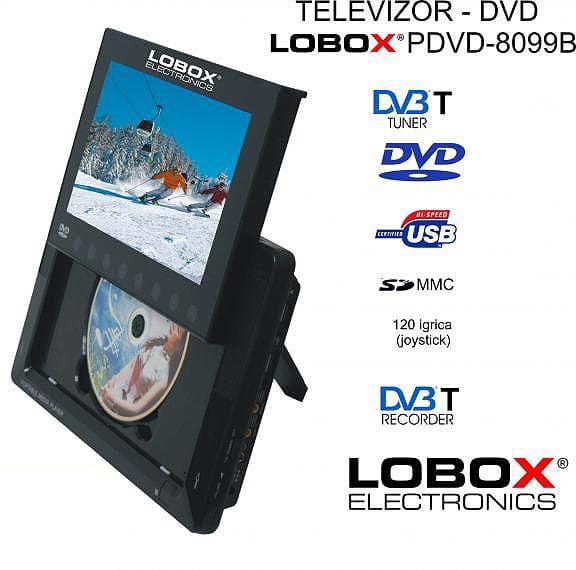 Lobox TV-DVD-Igračka konzola-Recorder-CardReader - 8 u 1