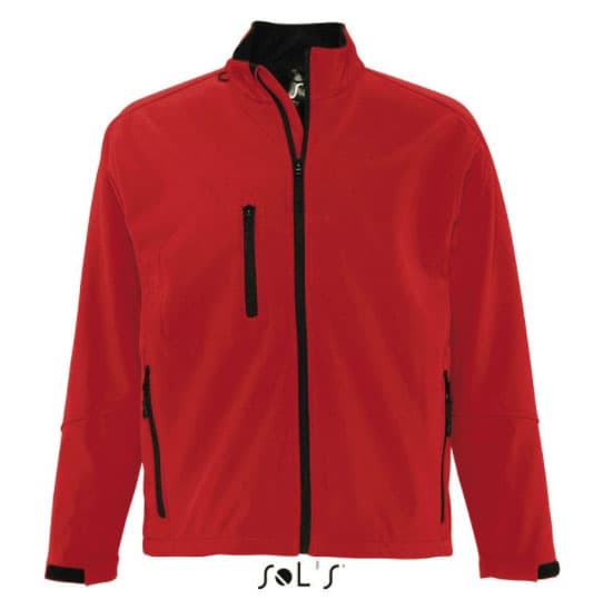 Sols Softshell muška jakna Relax Red S 46600