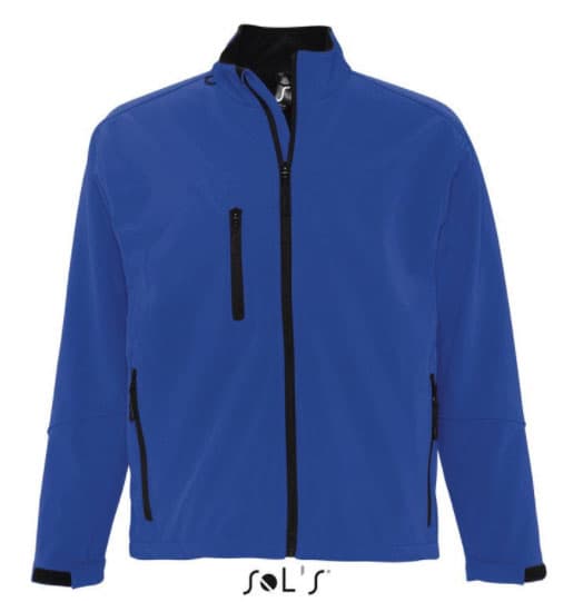 Softshell muška jakna Sols Relax Royal Blue S 46600